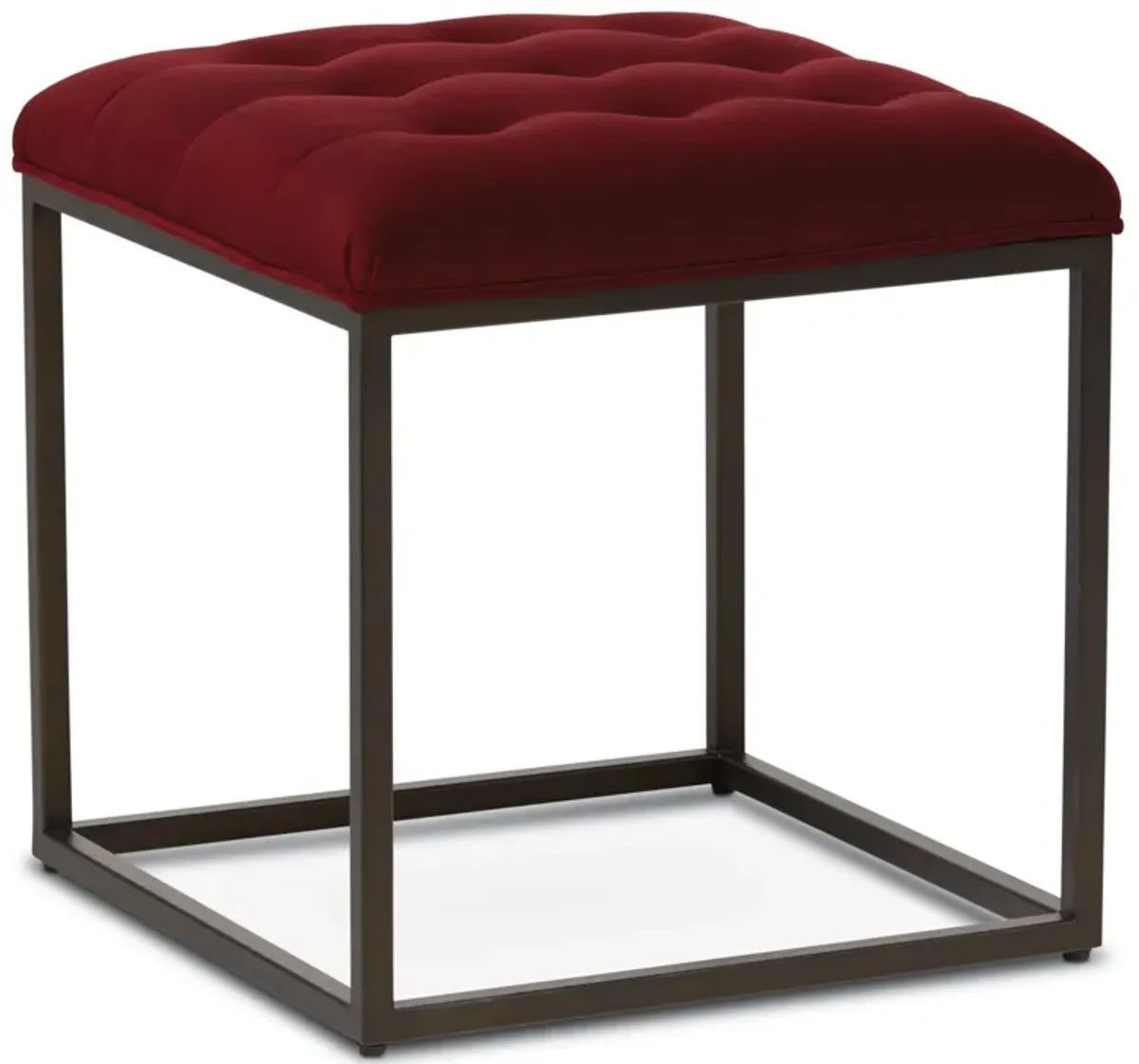 Garnet Tufted Ottoman