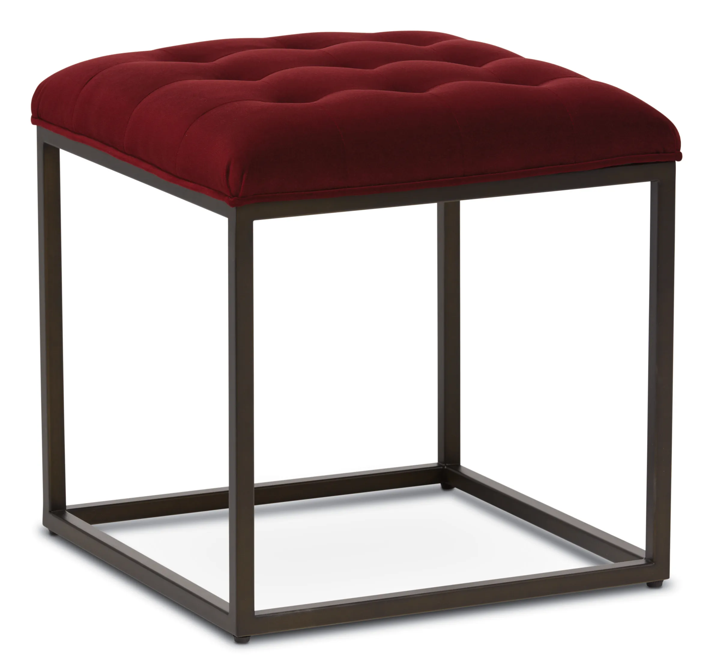 Garnet Tufted Ottoman