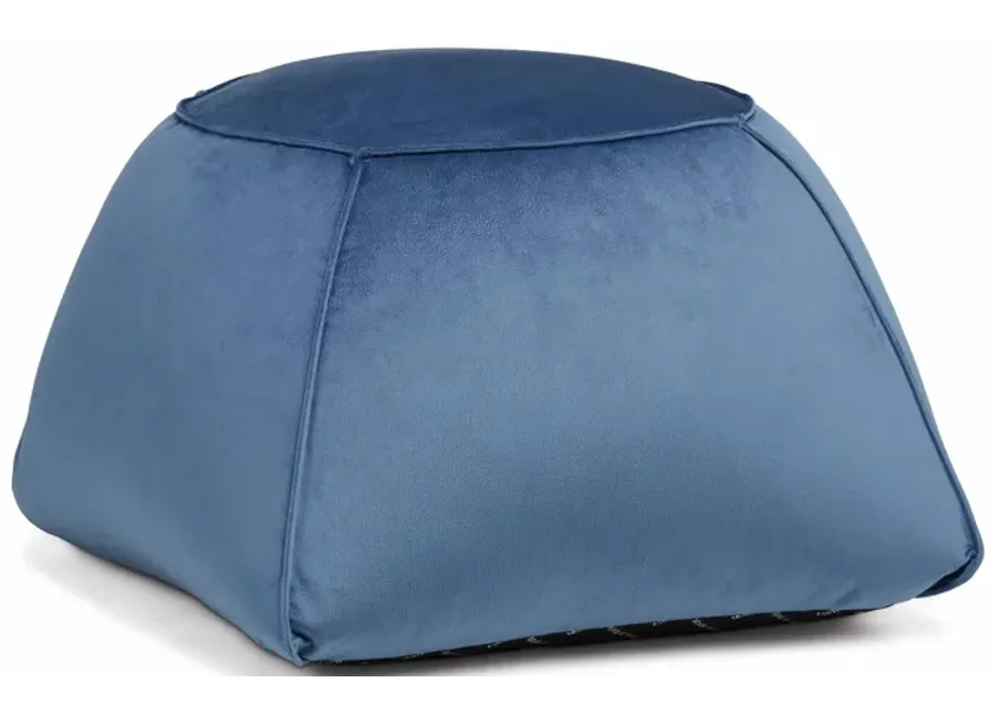 Trapezio Pouf Cuscino - Blue