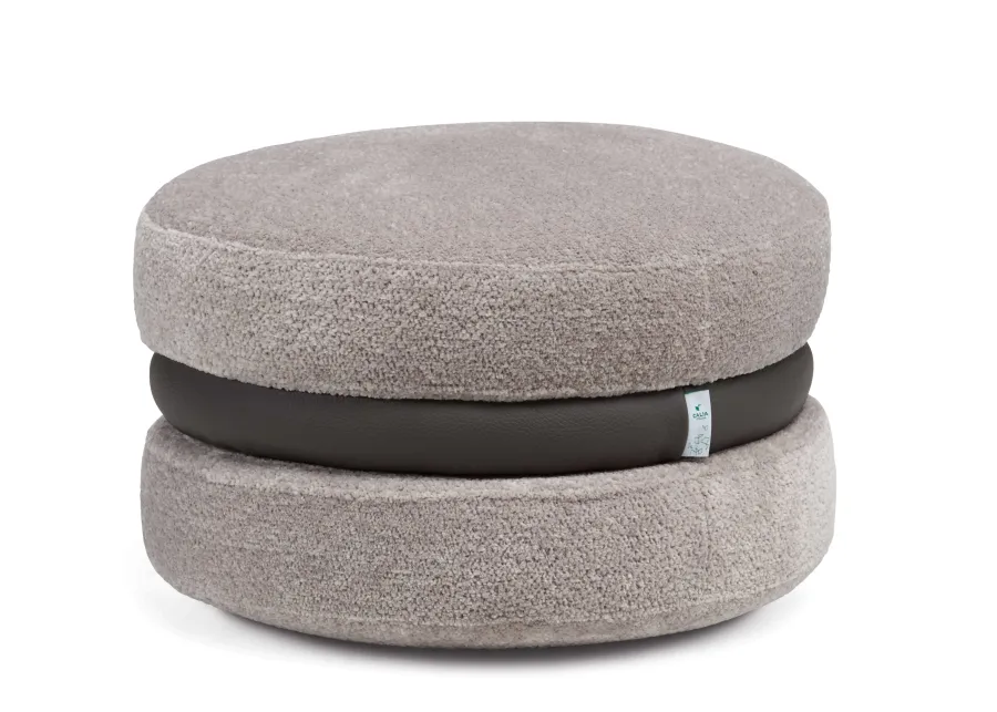 Macaron Pouf Cuscino - Grey