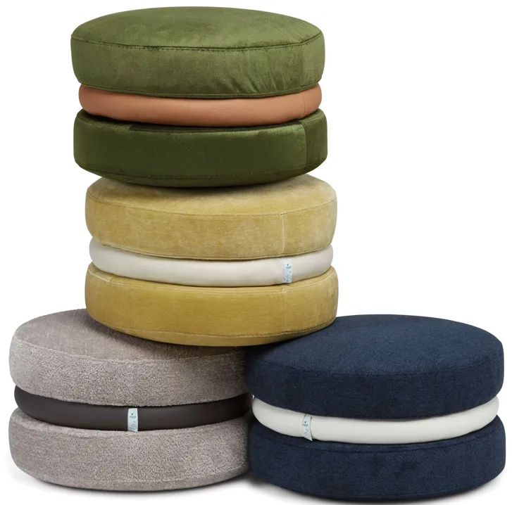 Macaron Pouf Cuscino - Emerald