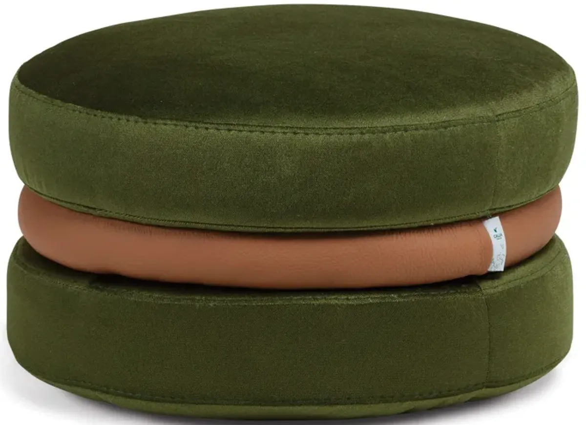 Macaron Pouf Cuscino - Emerald