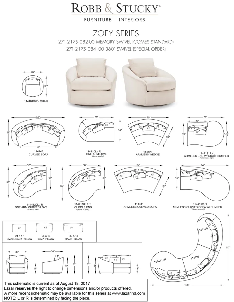 Zoey Swivel Chair