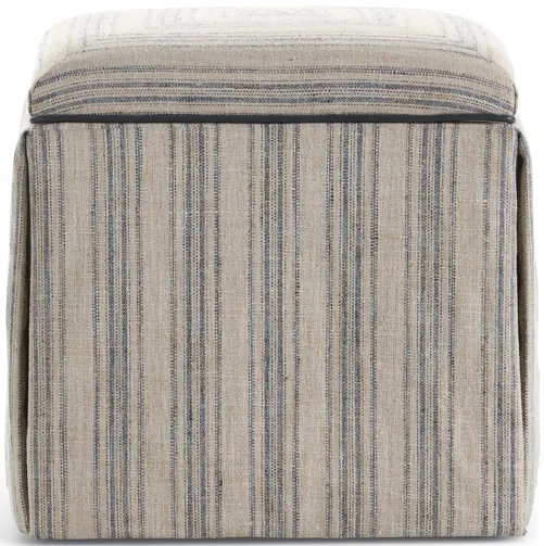 Lily Skirted Storage Ottoman