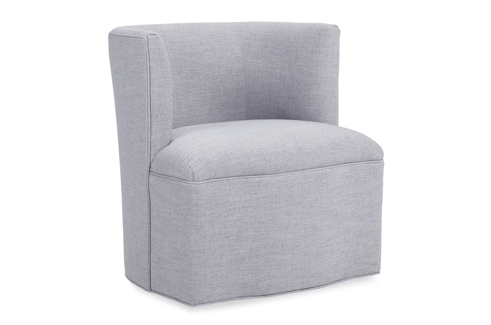 Petite Barrel Swivel Chair