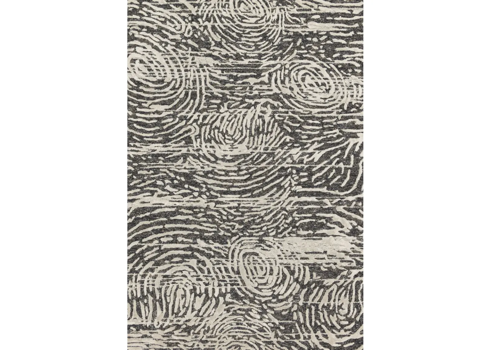 5" X 7.6" Juneau Charcoal/Silver Rug