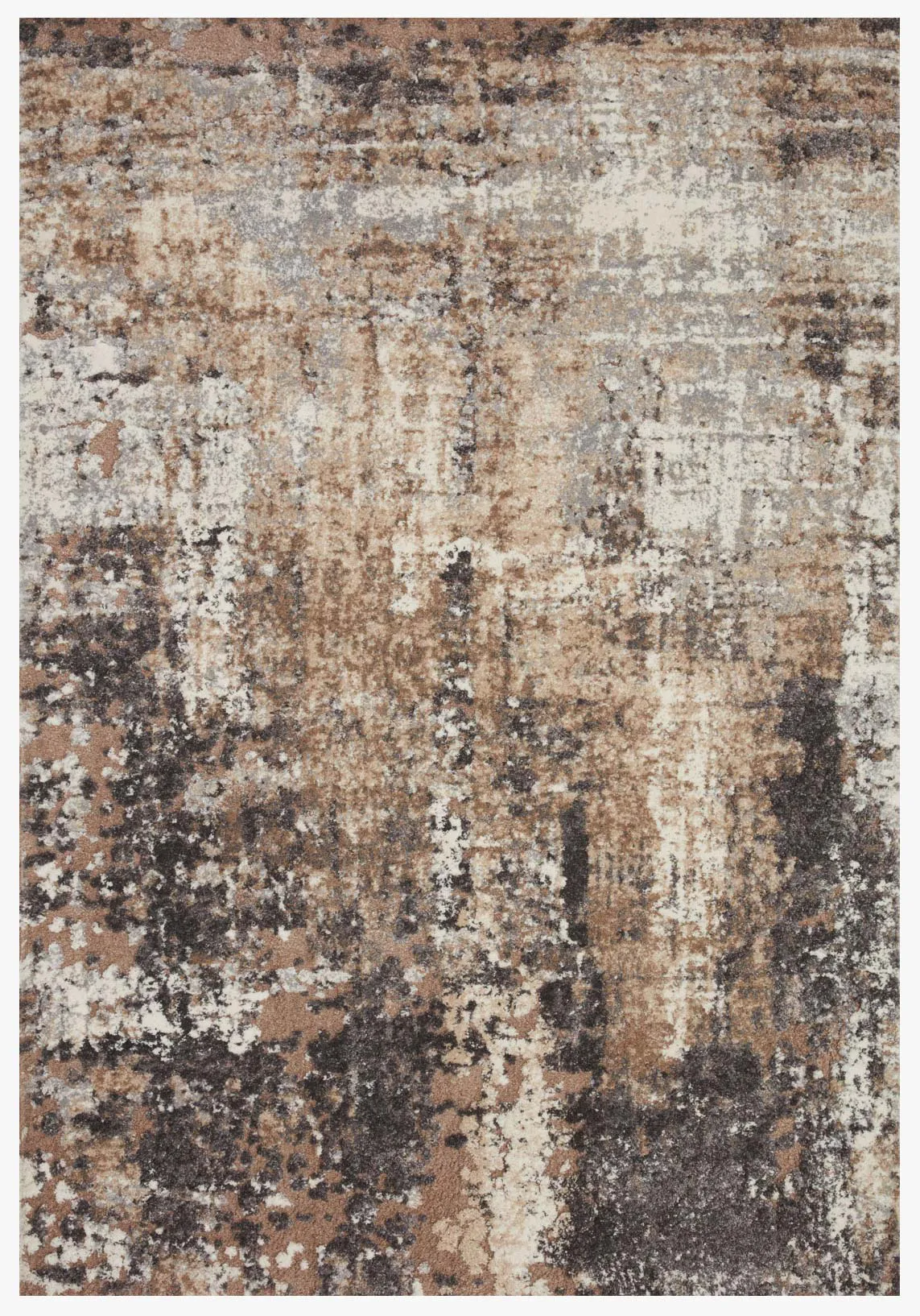 7'10" X 10'10" Theory Taupe/Grey Rug