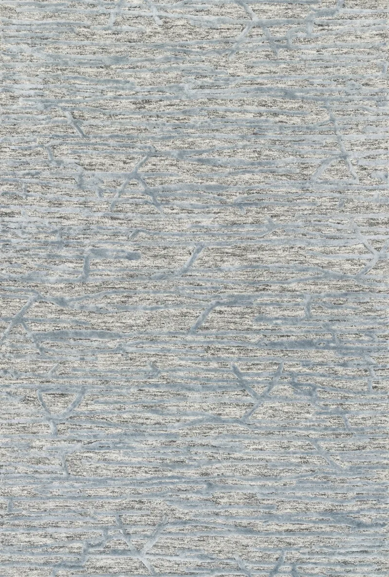 7'9"X9'9" Juneau Grey/BLue Rug