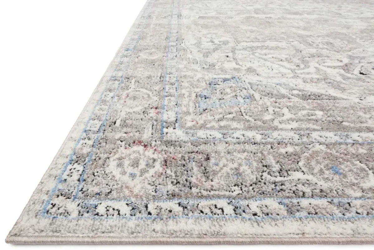 7'10"X10'6" Dante Ivory/Stone Rug