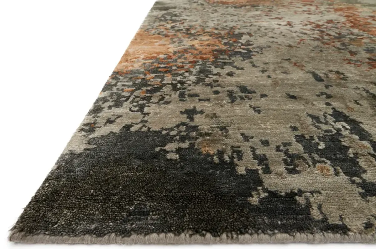 8'6" X 11'6" Elixir Copper/Graphite Rug