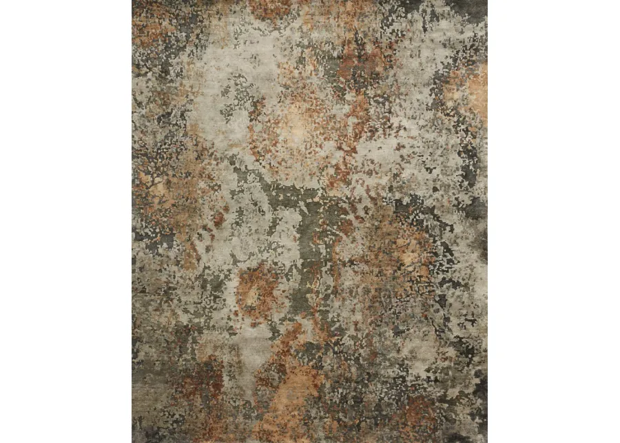 8'6" X 11'6" Elixir Copper/Graphite Rug