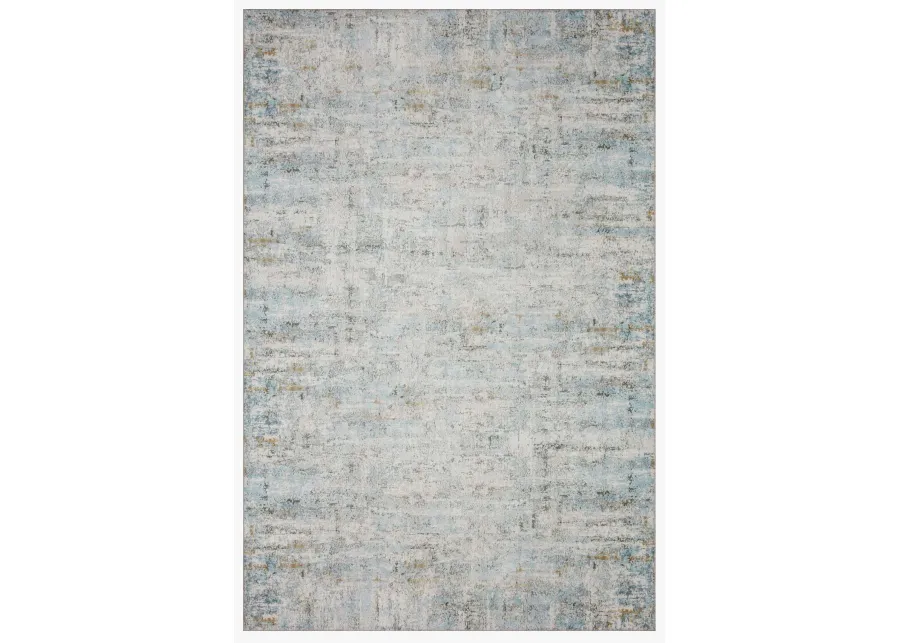 7'6" X 9'6" Drift Ivory/Sky Rug