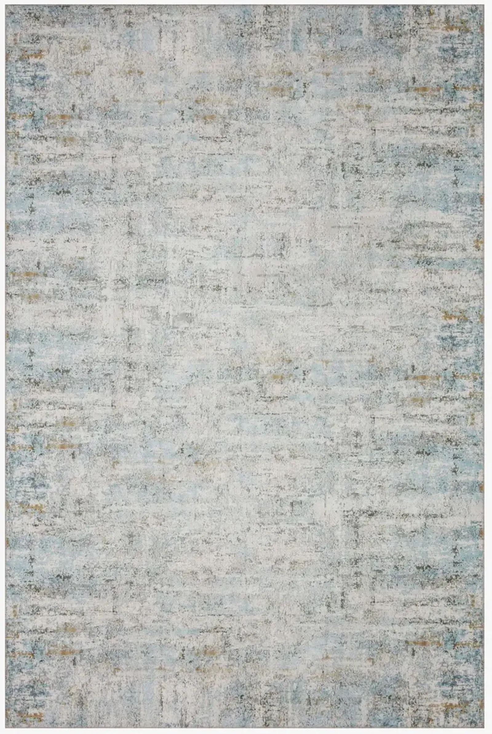 7'6" X 9'6" Drift Ivory/Sky Rug