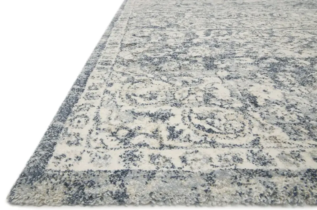 7.10X10.10 THeory Rug - Ivory Blue