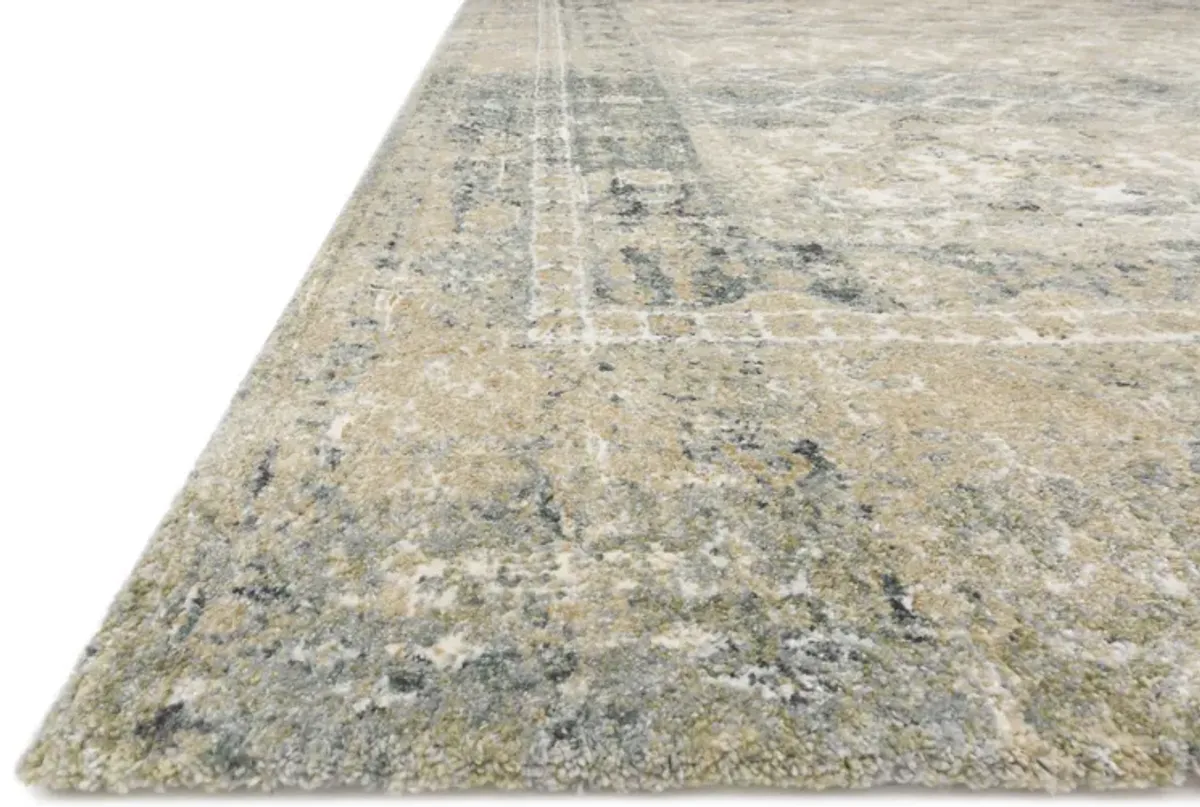 8X10 James Rug - Sand/Ocean