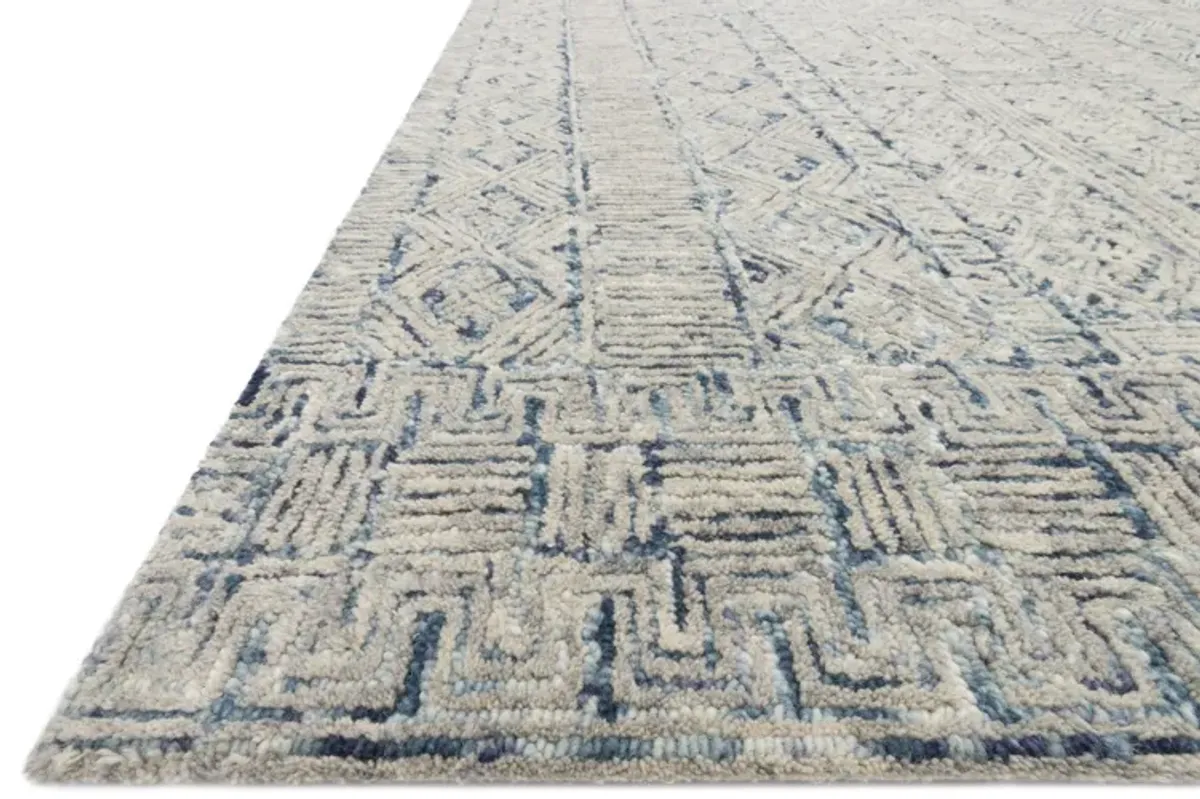 7'9"X9'9" Peregrine Ocean Rug