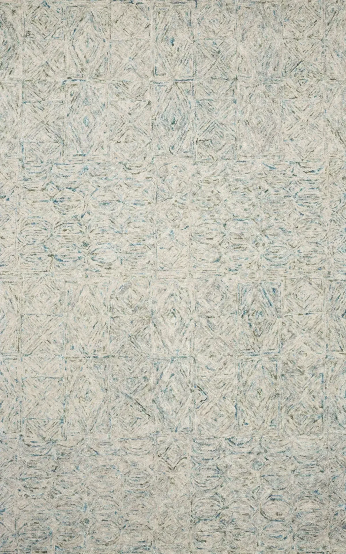 7'9"X9'9" Peregrine Aqua Rug