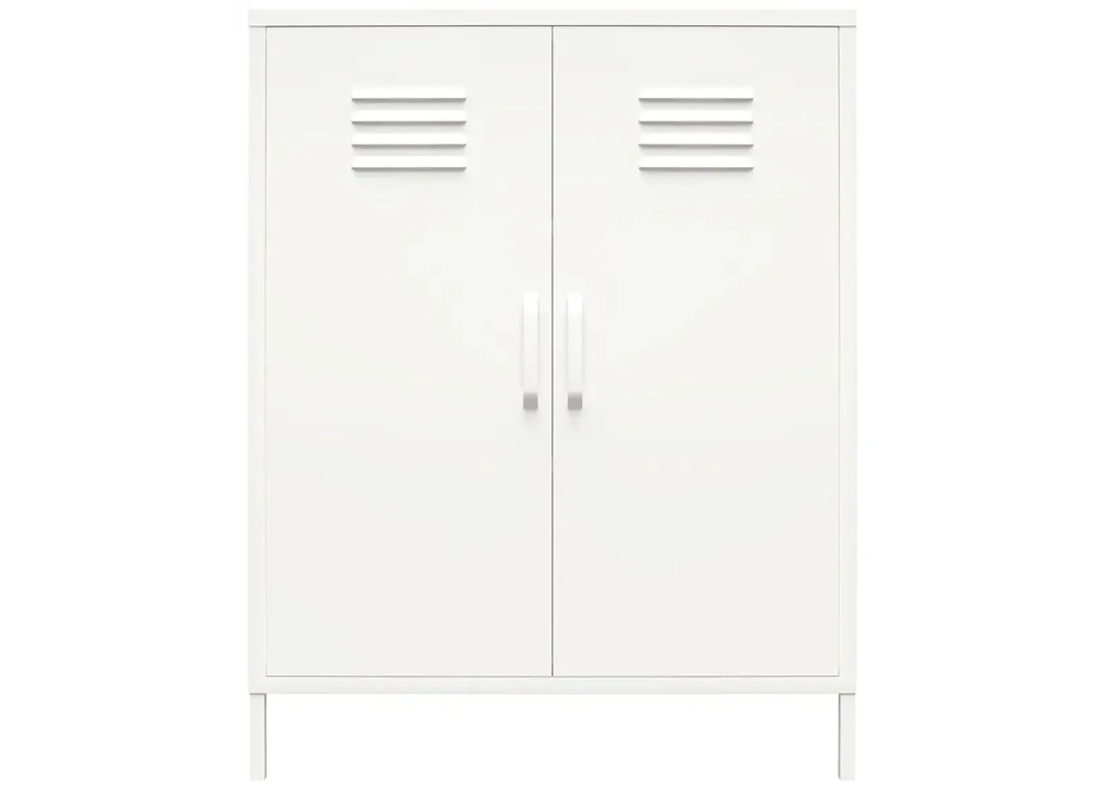 Shadwick 2 Door Metal Locker Style Accent Storage Cabinet