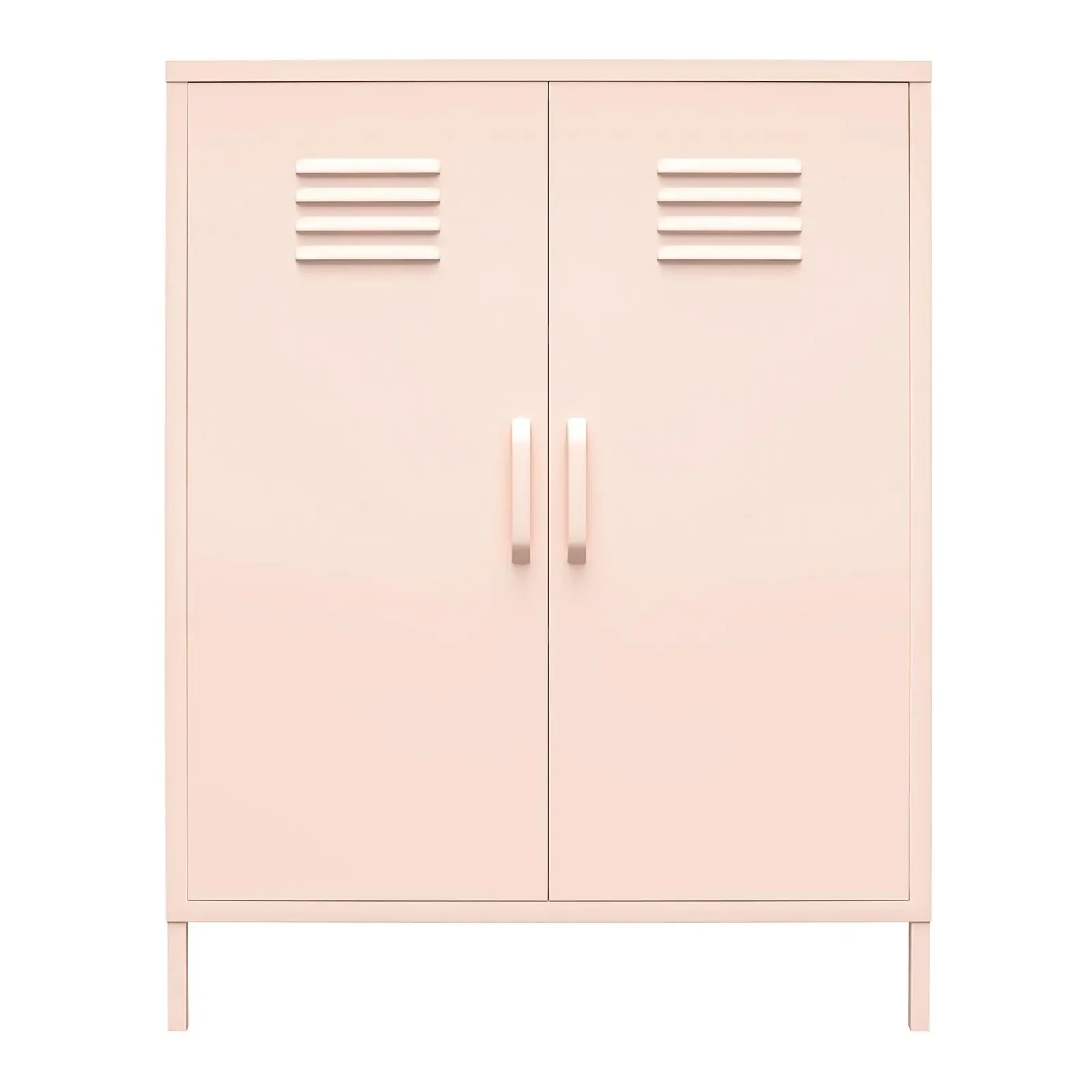 Shadwick 2 Door Metal Locker Style Accent Storage Cabinet