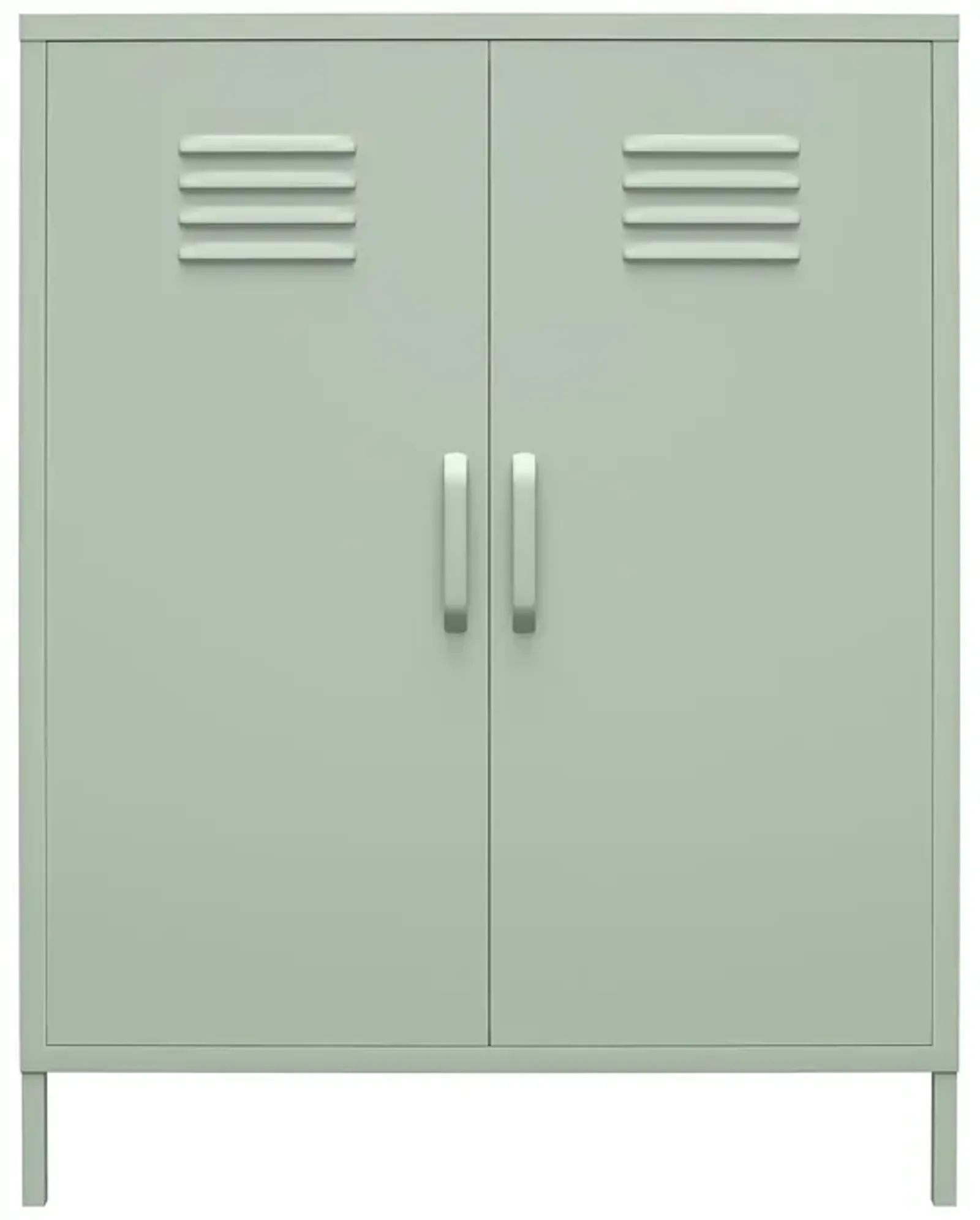 Shadwick 2 Door Metal Locker Style Accent Storage Cabinet