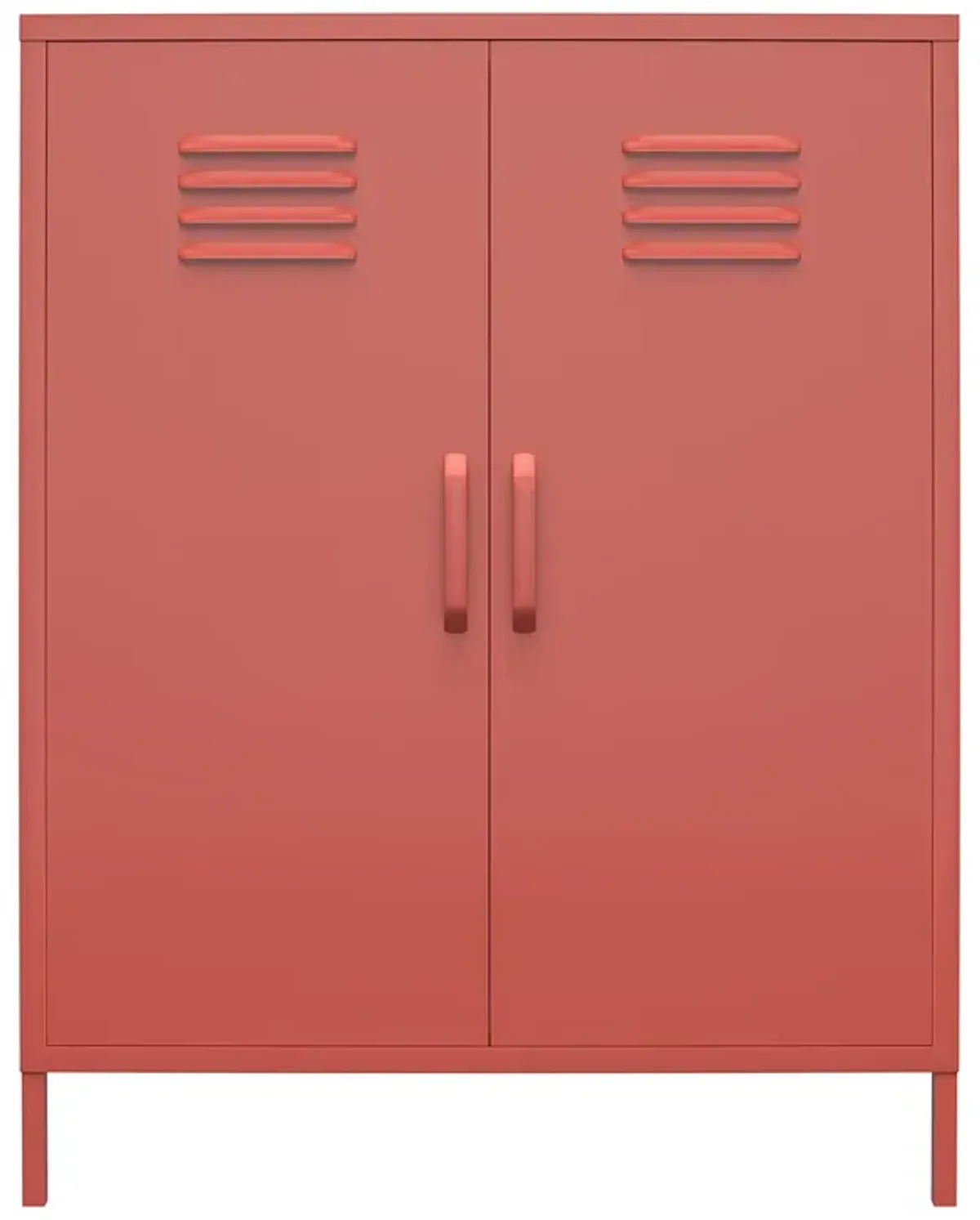 Shadwick 2 Door Metal Locker Style Accent Storage Cabinet