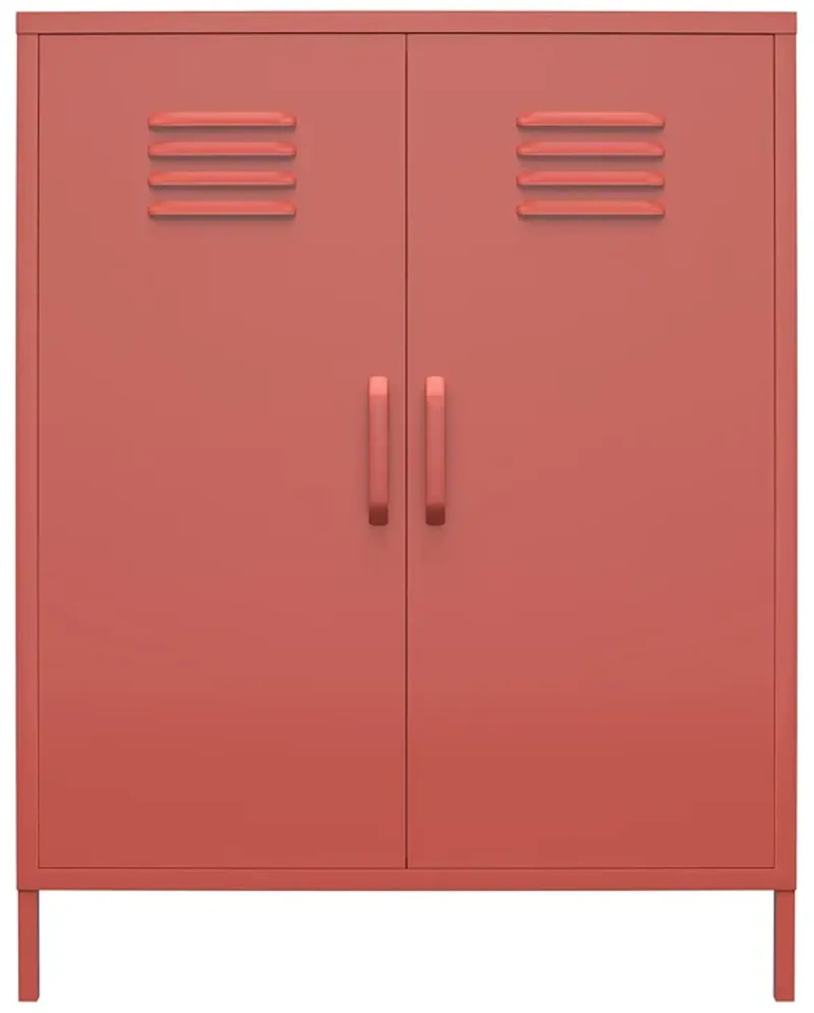 Shadwick 2 Door Metal Locker Style Accent Storage Cabinet