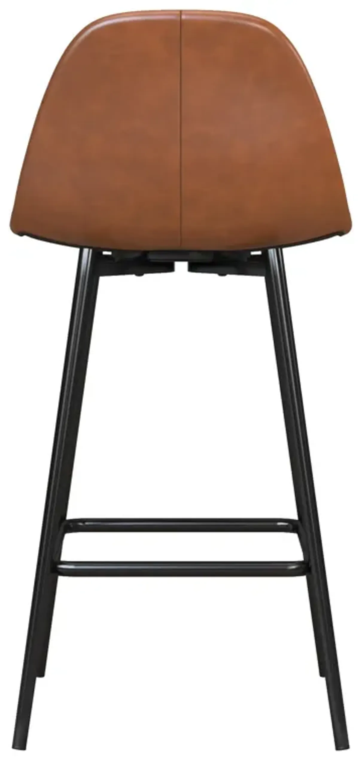 Brandon Upholstered Mid Century Modern Counter Height Bar Stool