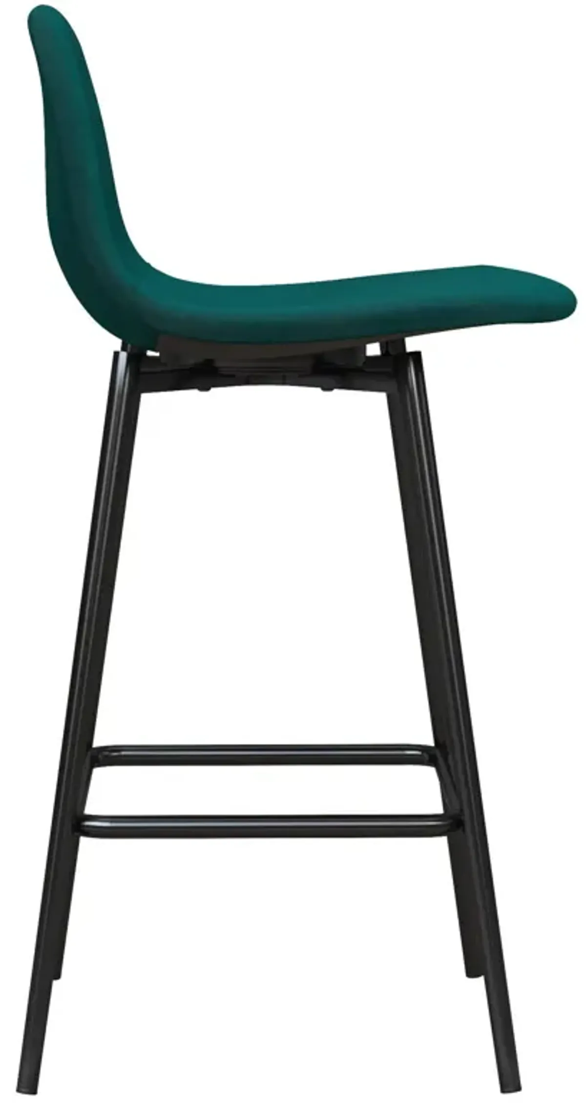 Brandon Upholstered Mid Century Modern Counter Height Bar Stool