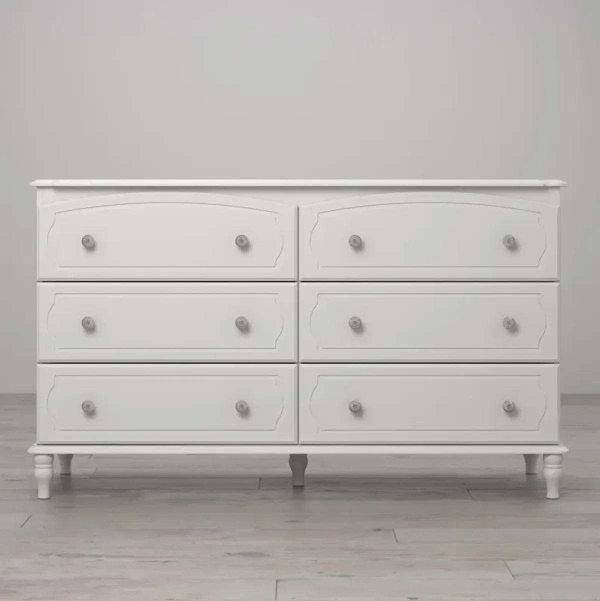 Rowan Valley Laren Kids' 6 Drawer Dresser with Wood Feet