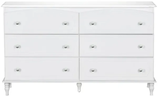 Rowan Valley Laren Kids' 6 Drawer Dresser with Wood Feet