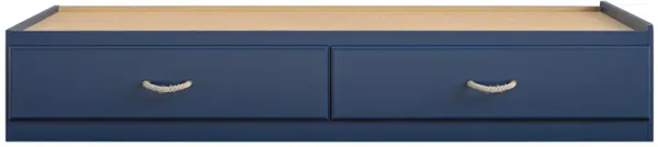 Sierra Ridge Mesa Bed with 2 Large Storage Drawers and Rope Pulls