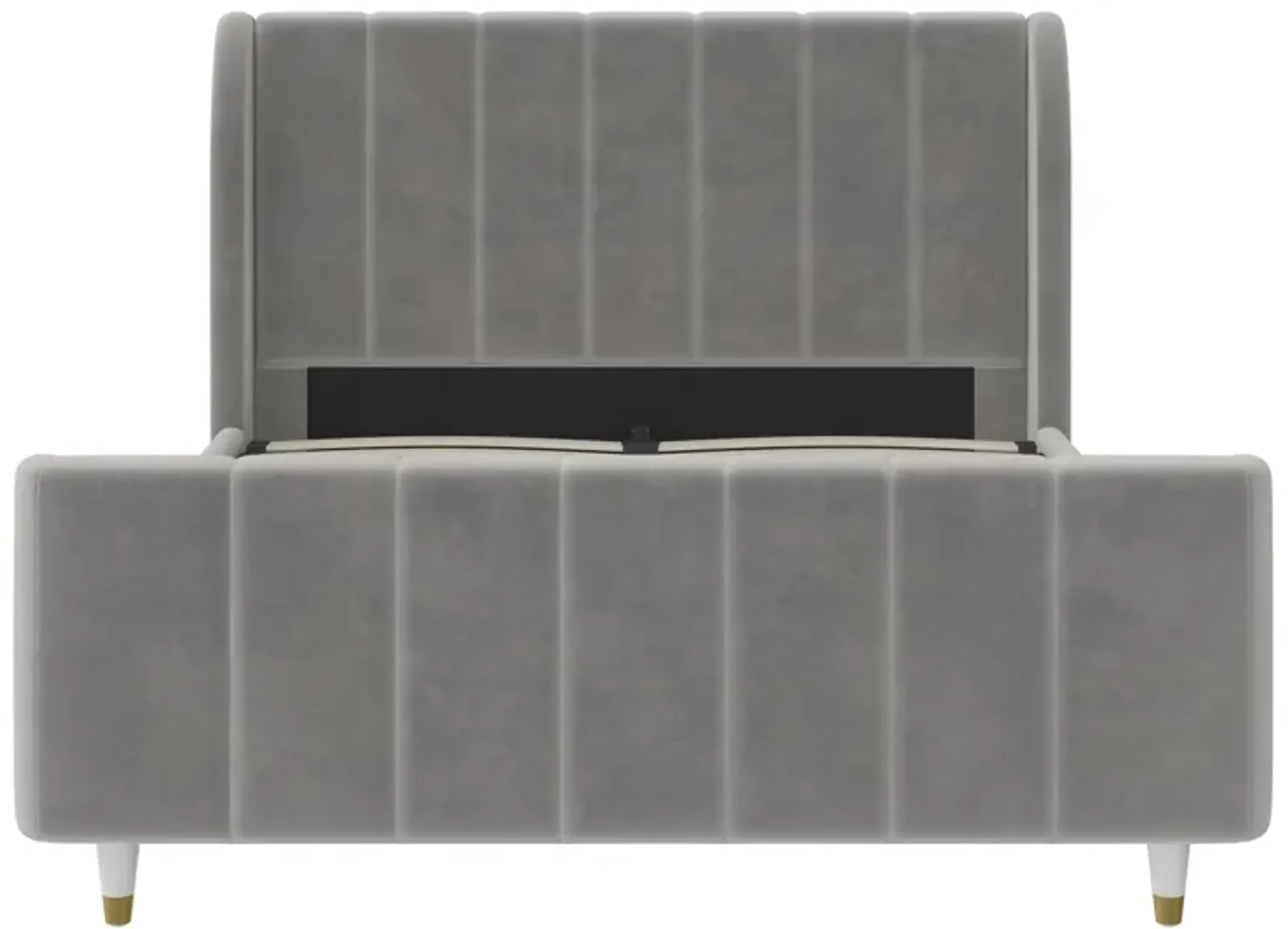 Valentina Upholstered Bed with Channel Tufting