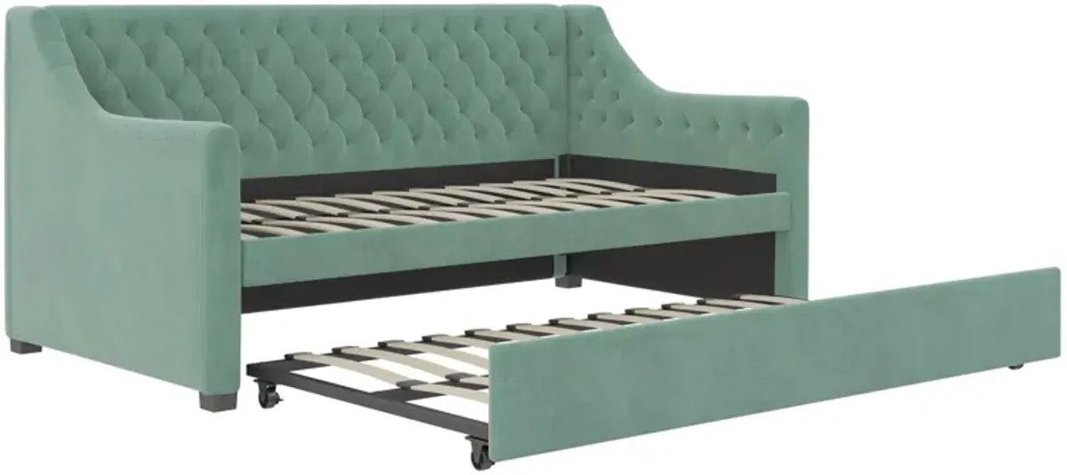 Monarch Hill Ambrosia Upholstered Daybed and Trundle Set