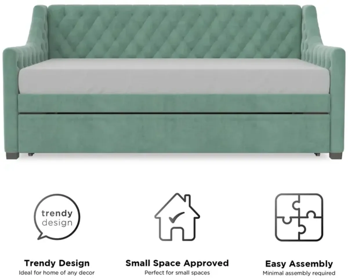 Monarch Hill Ambrosia Upholstered Daybed and Trundle Set