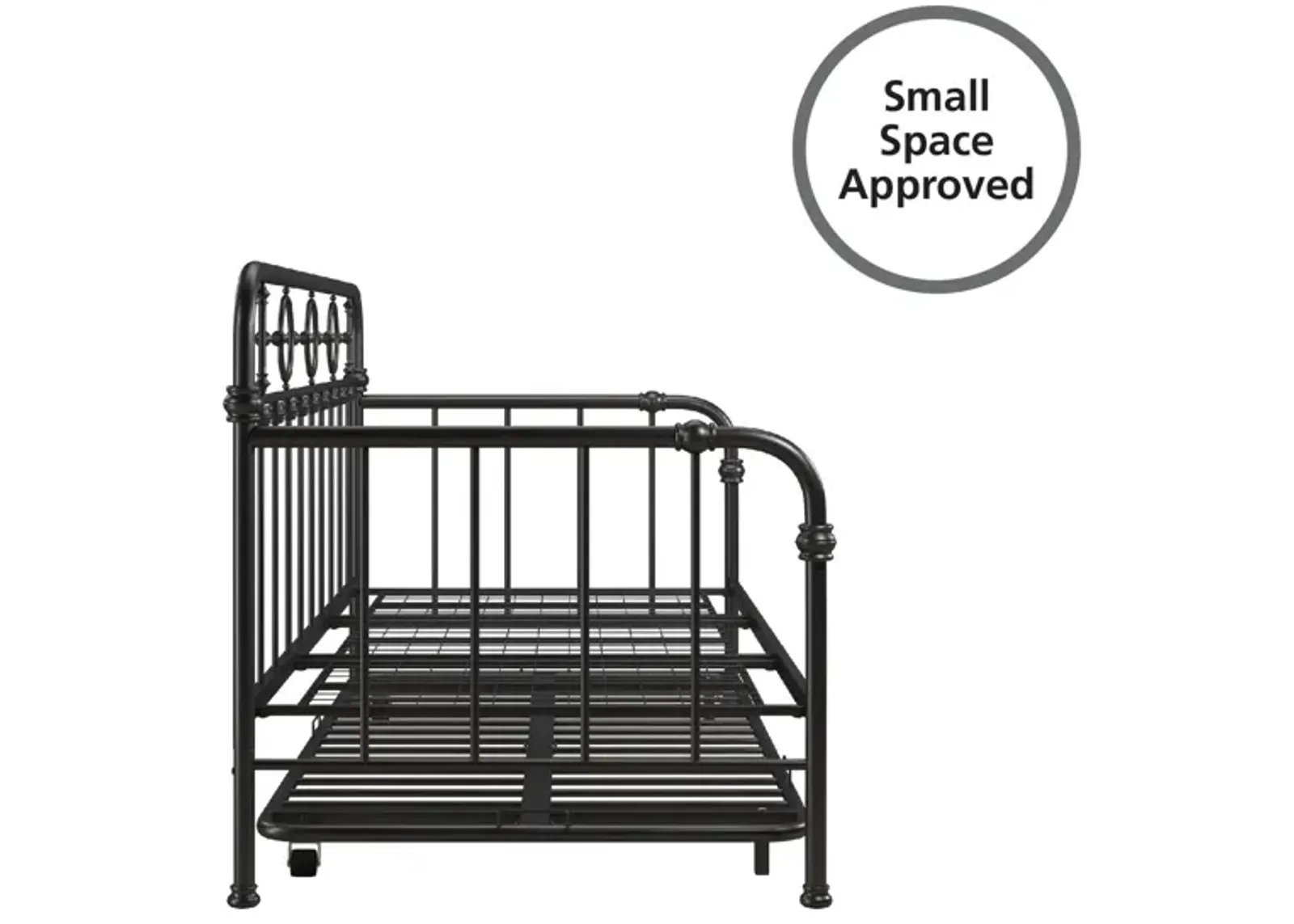 Willow Vintage Industrial Metal Daybed and Trundle Set