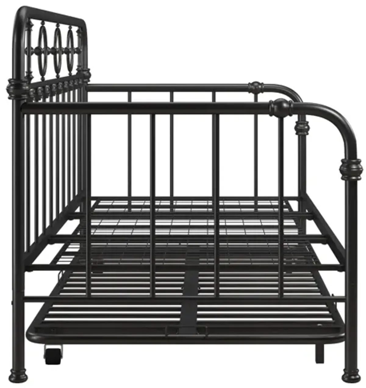 Willow Vintage Industrial Metal Daybed and Trundle Set