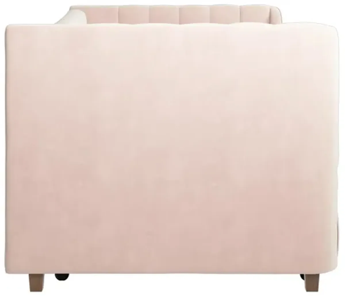 Valentina Upholstered Daybed with Trundle and Vertical Stitching