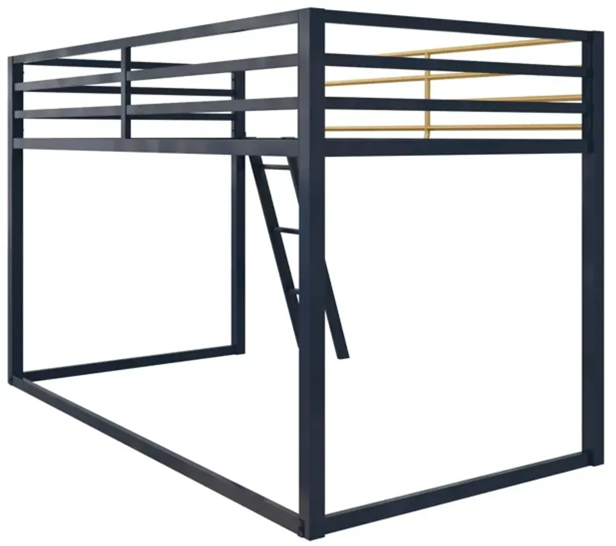 Monarch Hill Haven Metal Junior Loft Bed with Angled Ladder