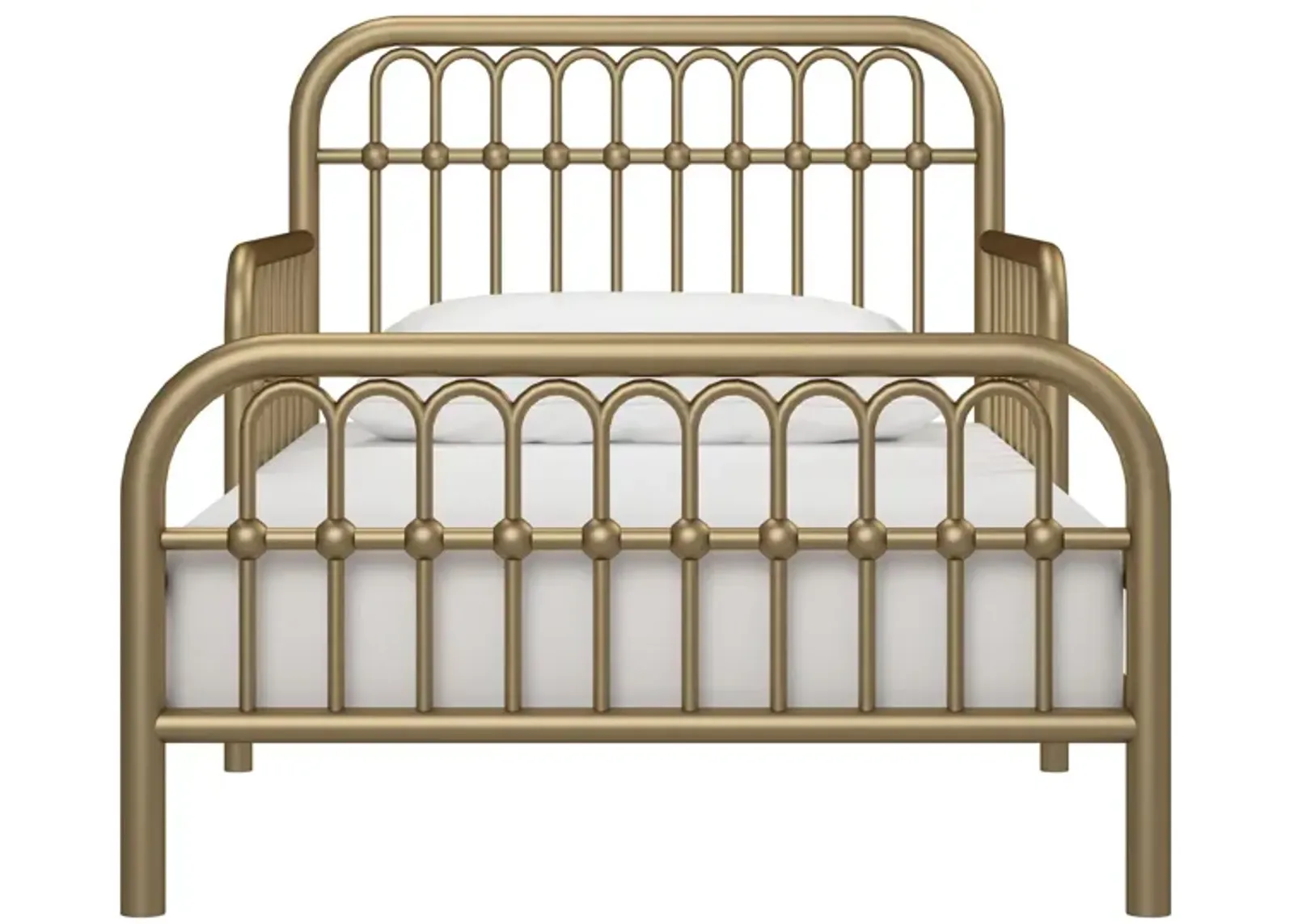 Monarch Hill Ivy Metal Toddler Bed with Classic Wrought-Iron Look