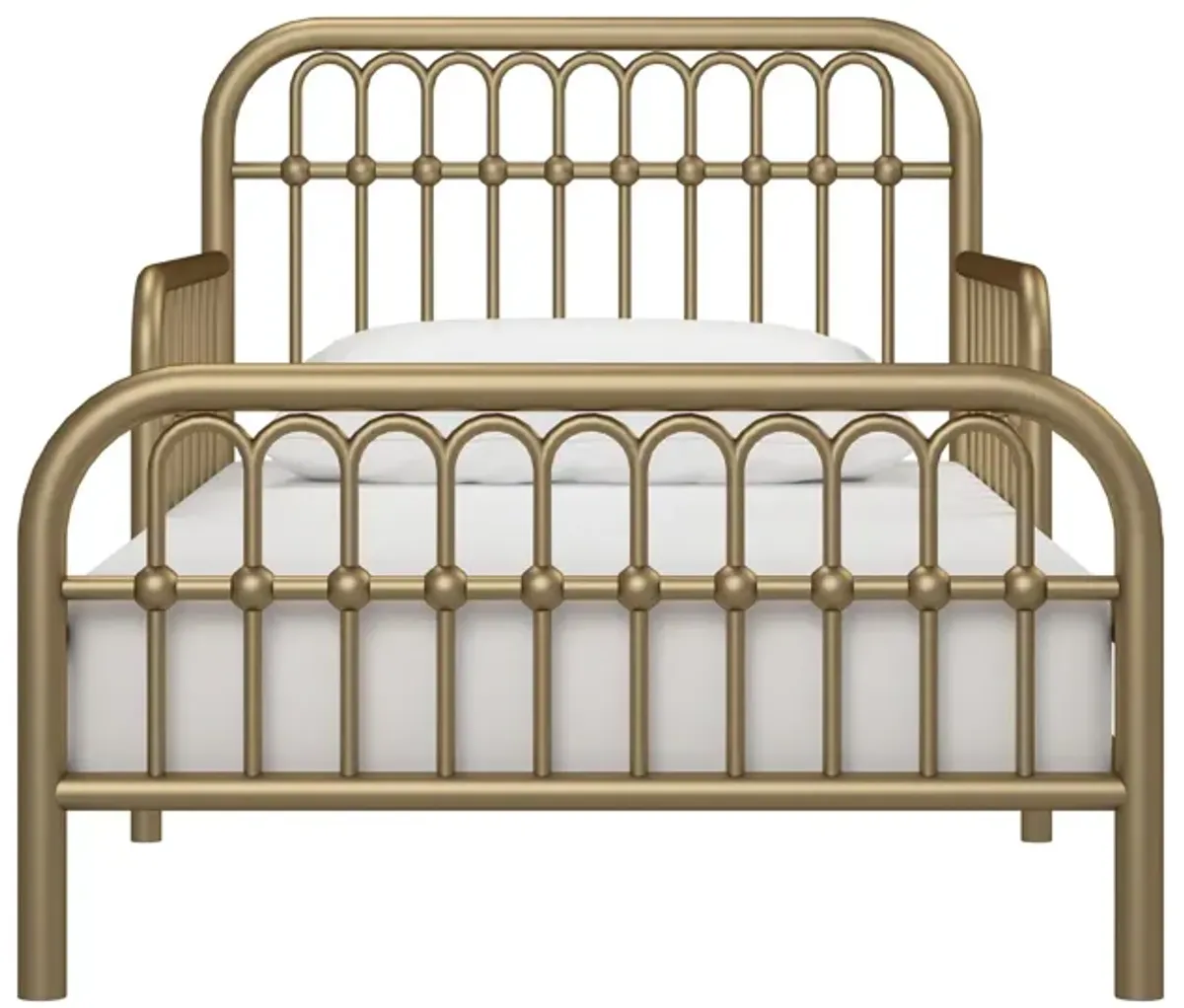 Monarch Hill Ivy Metal Toddler Bed with Classic Wrought-Iron Look