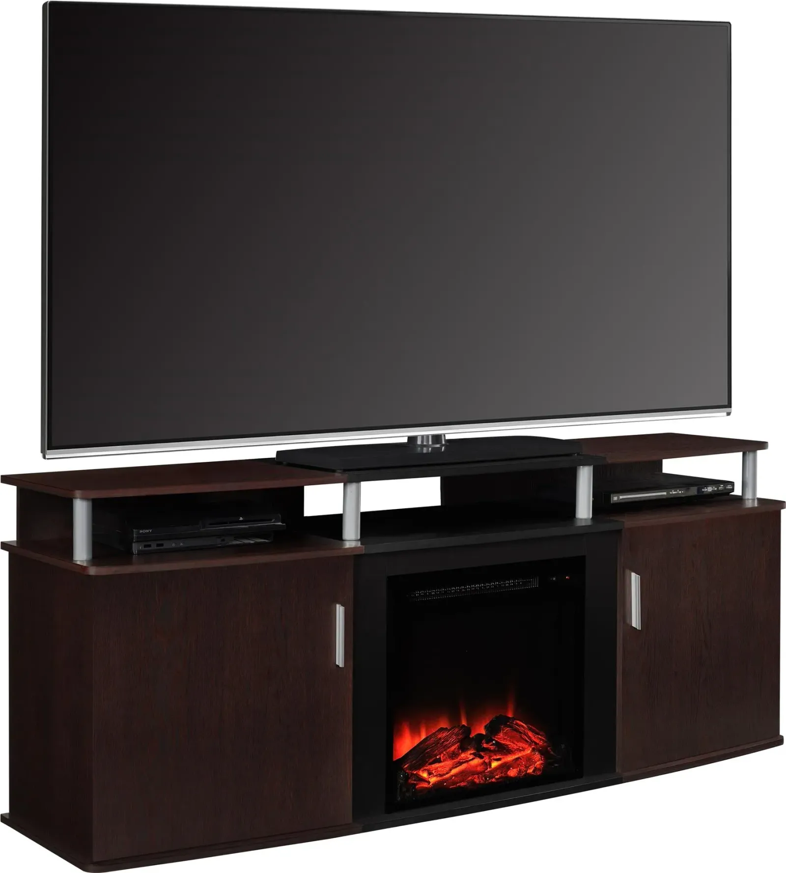 Carson Electric Fireplace TV Console for TVs up to 70"