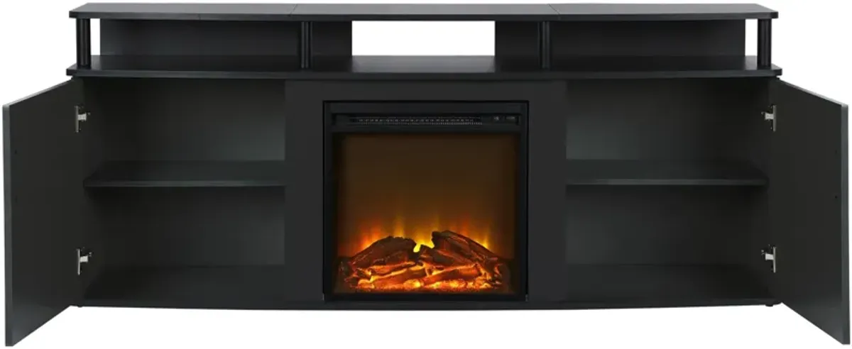 Carson Electric Fireplace TV Console for TVs up to 70"