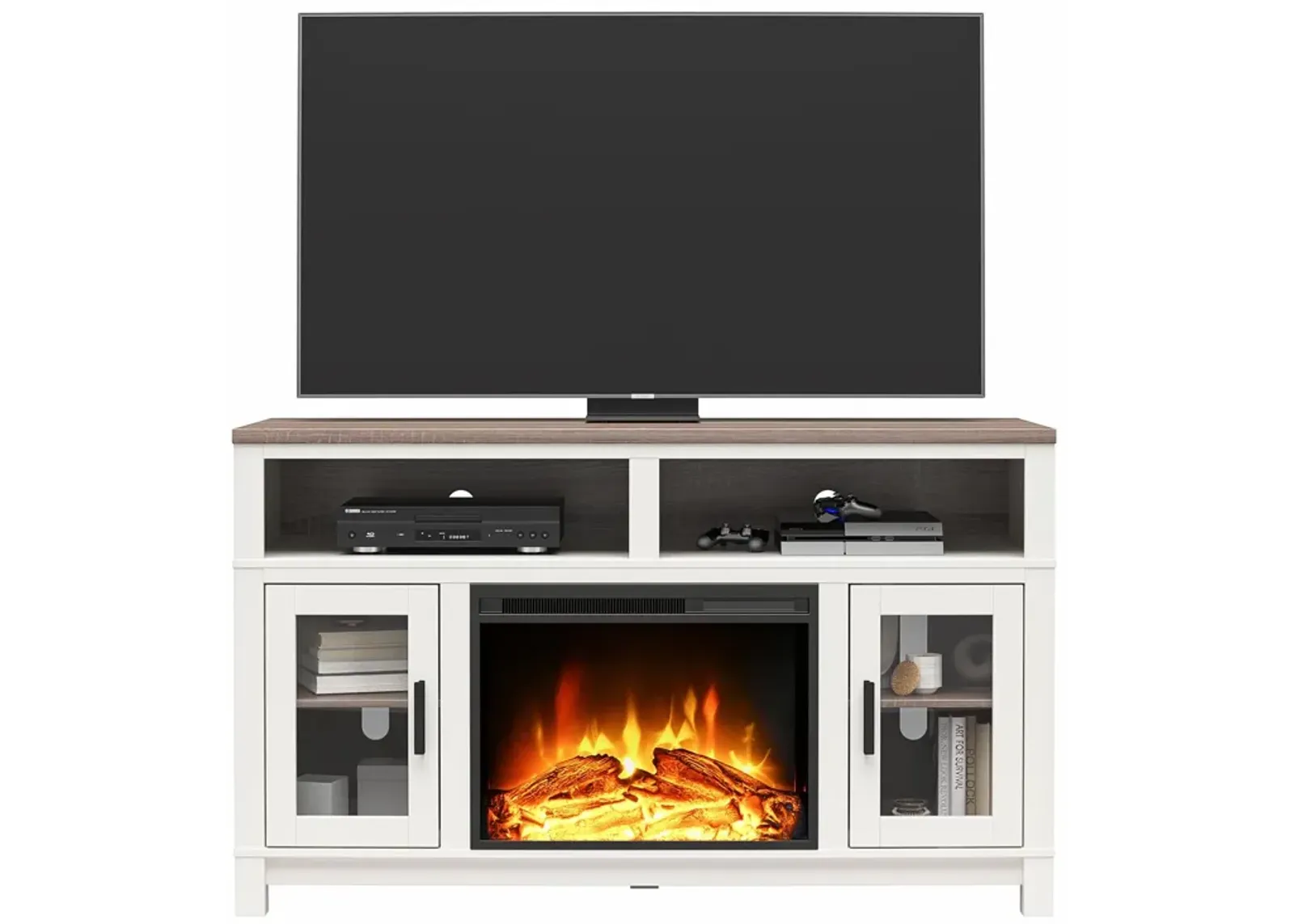 Carver Electric Fireplace TV Stand for TVs up to 60"