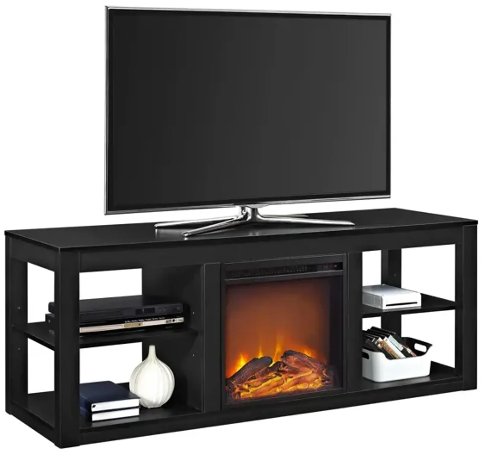 Parsons Electric Fireplace TV Stand for TVs up to 65 Inches