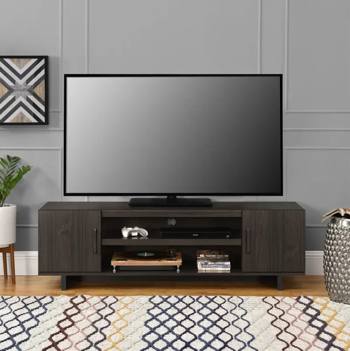Southlander Low Profile TV Stand for TVs up to 65 Inches
