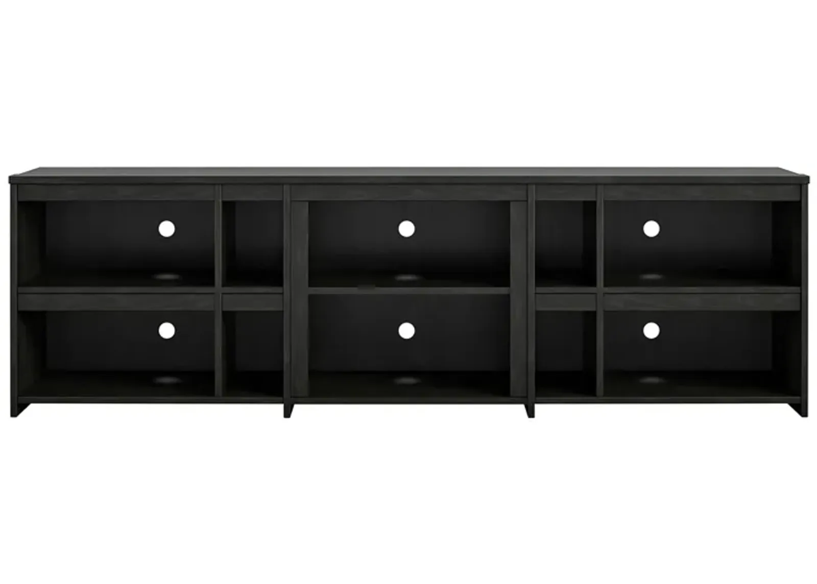 Miles TV Stand for TVs up to 70 Inches with 6 Large Shelves and 4 Small Shelves