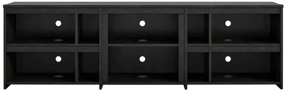 Miles TV Stand for TVs up to 70 Inches with 6 Large Shelves and 4 Small Shelves