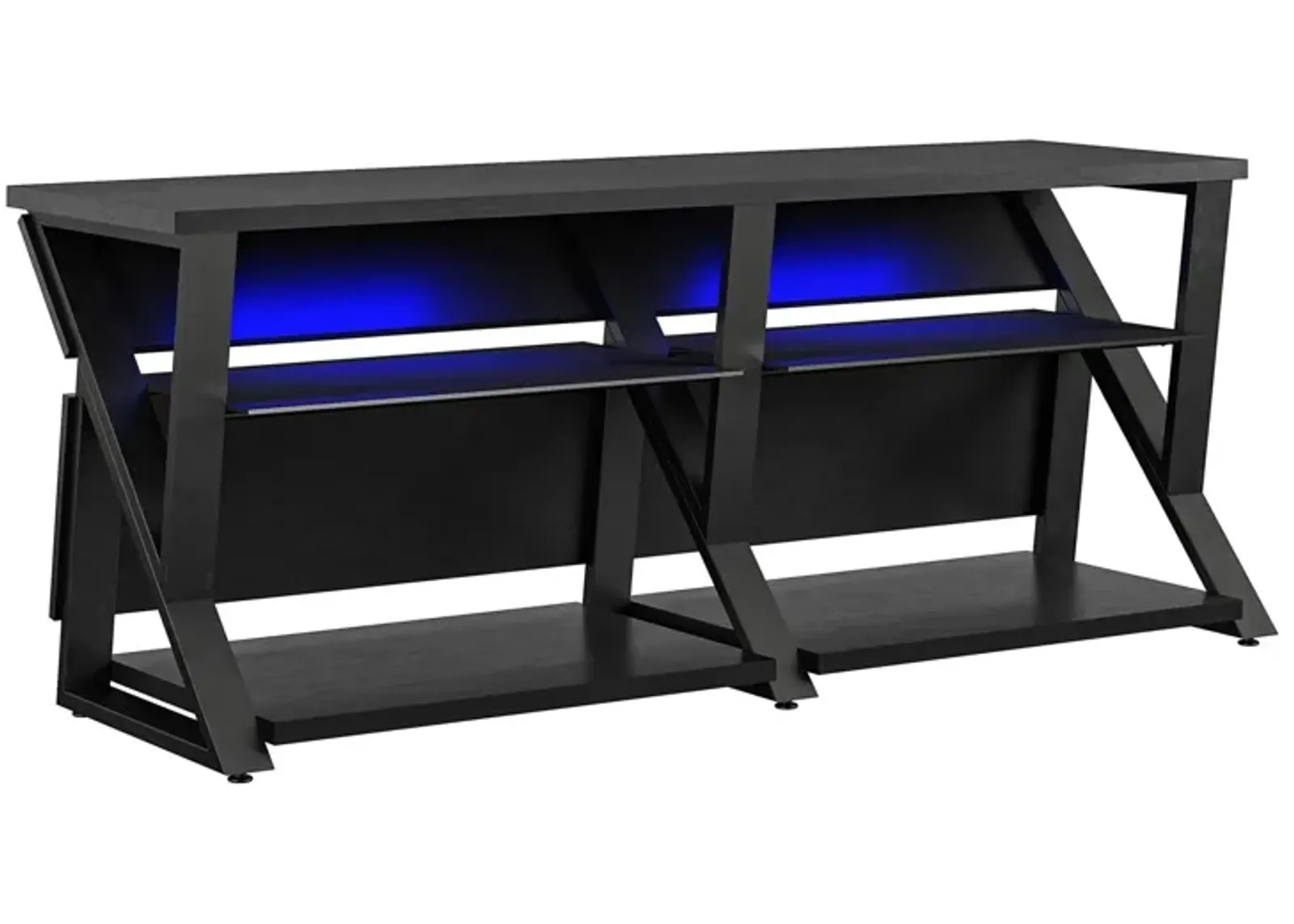 Genesis Gaming TV Stand for TVs up to 70 Inch with LED Lights