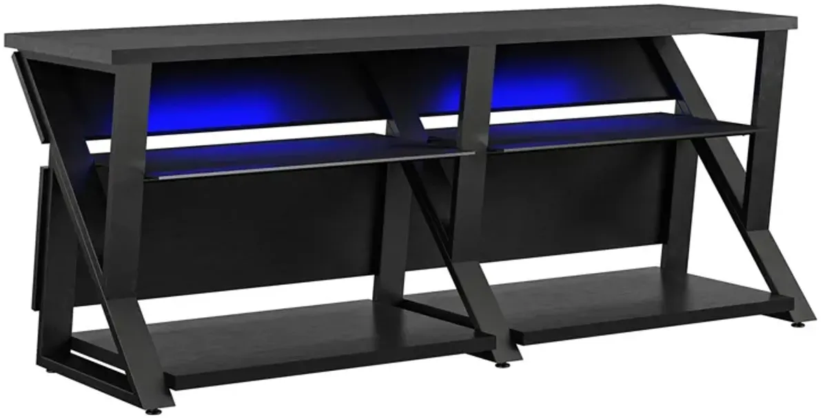 Genesis Gaming TV Stand for TVs up to 70 Inch with LED Lights