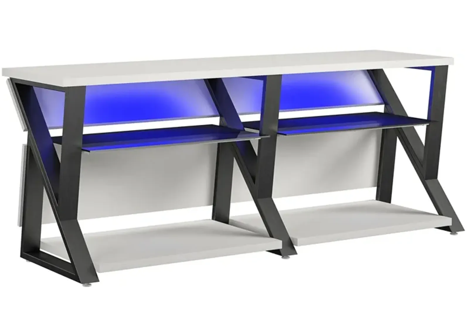 Genesis Gaming TV Stand for TVs up to 70 Inch with LED Lights